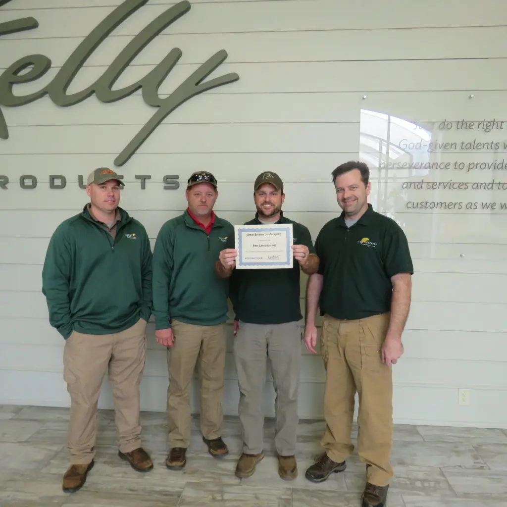 Great Estates Landscaping Named Best Landscaper in Newton County for 3rd Year in a Row