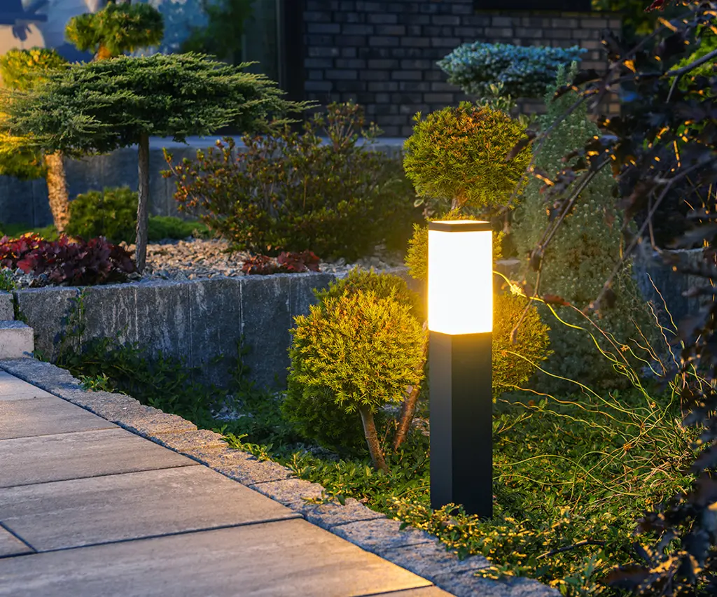 Landscape Lighting Image of a Walkway by Great Estates Landscaping
